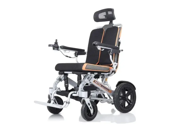 folding reclining electric wheelchair - model ye100r