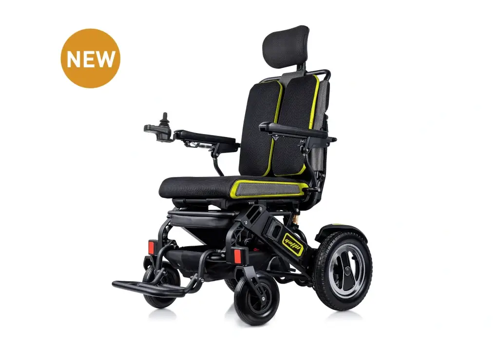 Remote-Controlled, Automatic Reclining, Folding and Super Comfortable Electric Wheelchair Model YE200R