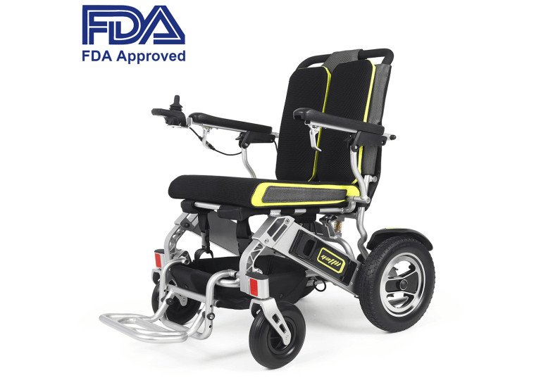 YE200 Lightweight Folding Wheelchair for Travelling