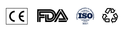 FDA, CE, IOS9001 certification icon